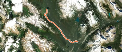 Natural Bridge to Amiskwi Pass Trail