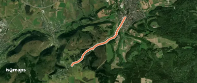 Äußerer Zugangsweg des SAV (blaues Dreieck)