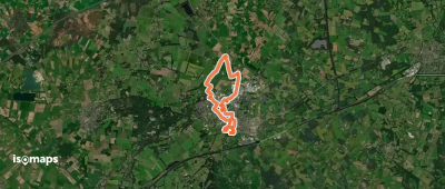 WNW Twente - Goor - rode route