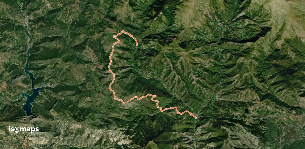 El Cinquè Llac. Etapa 4 : Les Esglésies => Senterada
