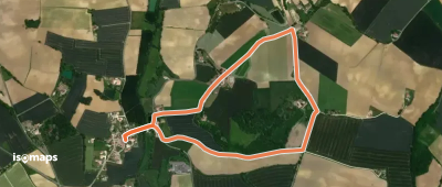 Le Nomdieu, vers le point de vue de l'église de Saint-Lary variante 3.7 km