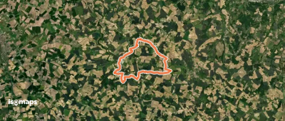 Le Saumont, randonnée autour du mont boisé 14.2 km