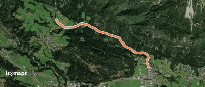 Obervellach (Gasthof Schluga) - Radnig (Naturschwimmbad)