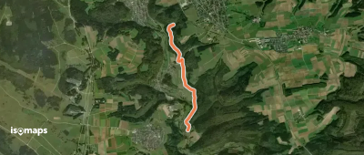 Zugangsweg - Markungsgrenze Strassberg - Frohnstetten