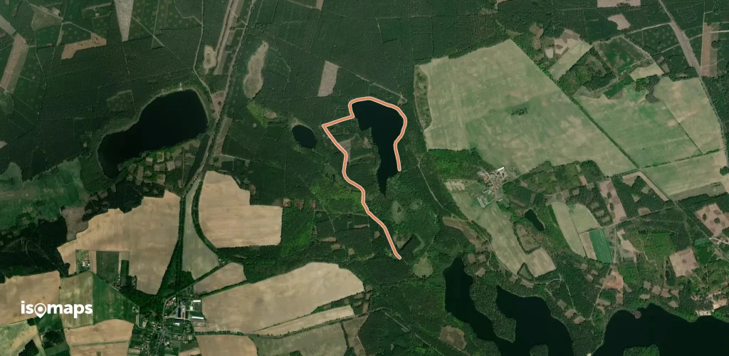 Lubniewice (Stary zamek) - Szosa Lubniewice-Jarnatów