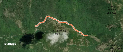 Baracchino – Sella Pietra di Vasca via cresta
