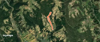 Wanderstrecke gelbe Markierung