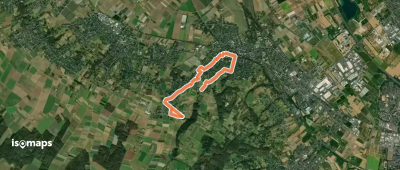 Natur-Kultur-Pfad Bornheim-Brenig-Roisdorf - Tour rot