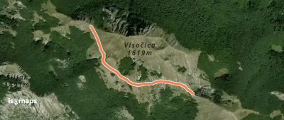 Spojni put pod Visočicom