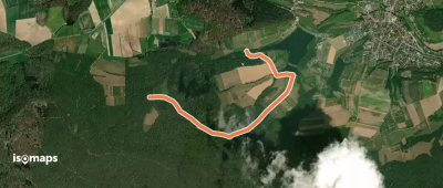 Roter Punkt, Ehmetsklinge - Langrain bei Sternenfels