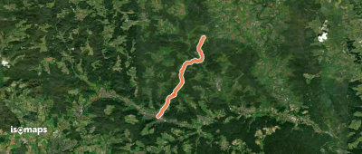 Querweg des SAV (roter Punkt)