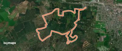 WNW Twente - Sallandse Heuvelrug - rode route
