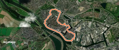 WNW Salland - Deventer - rode route