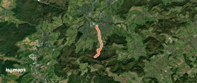 Zugangsweg - Mössingen - Weg-3 - Bahnhof Mössingen - Richtung Dreifürstenstein (In Weg 2)