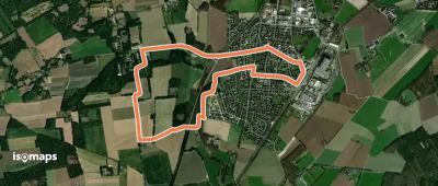 Nordic Walking Rundweg Bahnhof Reken B2