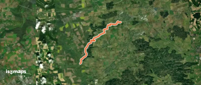 Querweg des SAV (blauer Punkt)