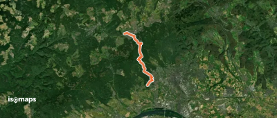 Wiesbaden/Schelmengraben - Bleidenstadt (roter Punkt)