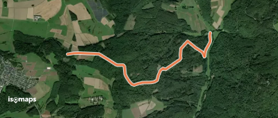 Thüringen-Hessen-Rhein-Wanderweg 07, Lollar - Herborn (Alternativroute)