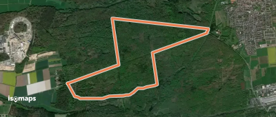 Rundwanderweg Darmstadt Messeler Falltorhaus 7: Stockschlag-Weg