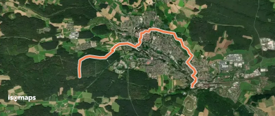 Erzweg (4) Wegvarinate in Sulzbach-Rosenberg
