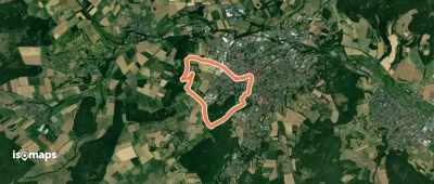 Rundweg Lauterbach: yellow dot on white