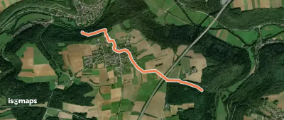 Äußerer Hauptweg - Mühlen am Neckar - Weg-4 - Mühlen am Neckar - Ahldorf - zu blauer Strich (Eyach - Mühringen)