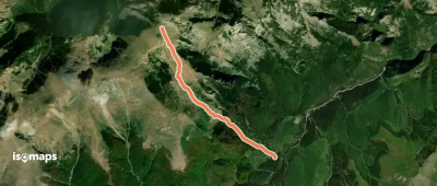 DN66A - Valea Soarbele - Tău Fără Fund - Șaua Paltina