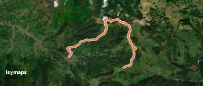 Pasul Prislop - intersecție traseul BR (sub Vf. Hăjmaru) - Vf. Cearcănul - Valea Furului - Borșa