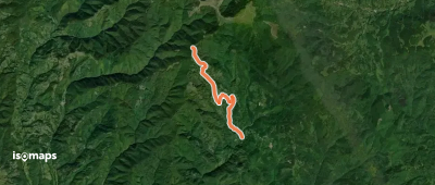 sat Bulzeștii de Sus - intersecție cu traseul BA