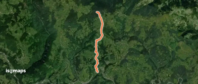 Cheile Mândruțului - intersecție cu traseul BG