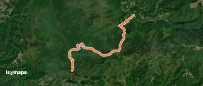 Grădiștea de Munte - Cetatea Piatra Roșie - intersecție BR