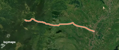sat Cârța - Poiana Madicea - intersecție traseul BA (creasta principală)