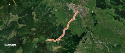 oraș Miercurea Ciuc - Poiana Hirtelen - intersecție traseul BA (creasta principală)