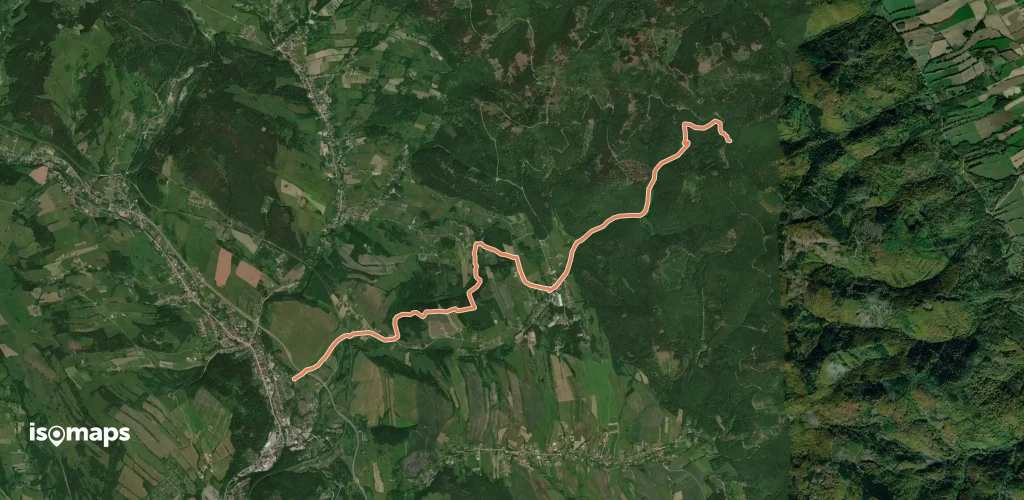 Nowa Ruda PKP - Przełęcz Woliborska