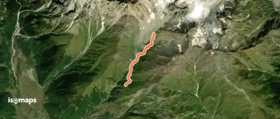 Guli glacier and Ushba base path