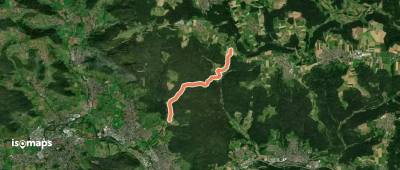 Hauptlinie des SAV (blauer Strich)