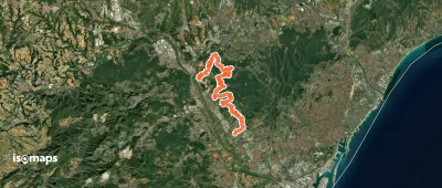 Els dos castells. De Sant Feliu al Papiol per Molins de Rei