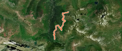 Sentier de Peyranère au Refuge de Larry PNP