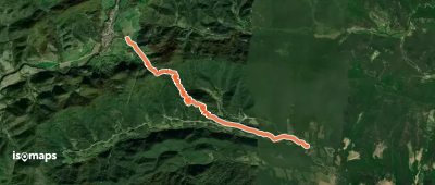 Via Romana del Capsacosta des del Pas dels Traginets