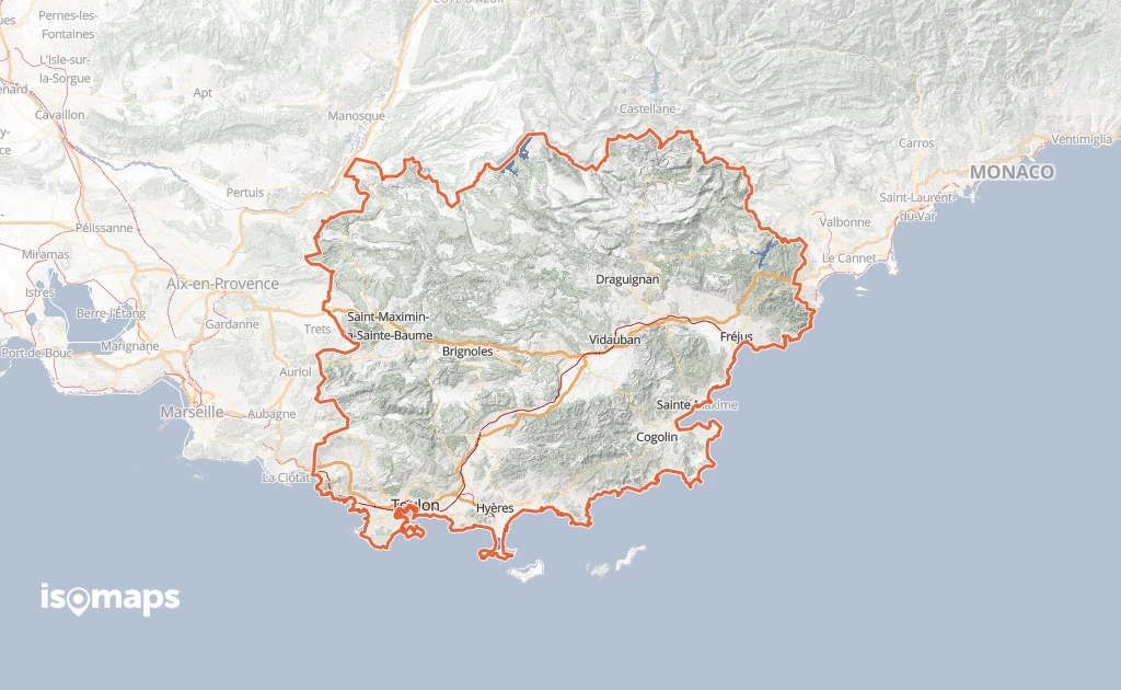 Map of Var